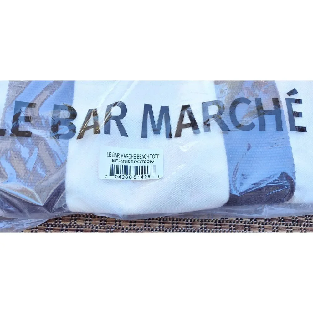 LE BAR MACHE X CURATEUR BEACH TOTE NWT